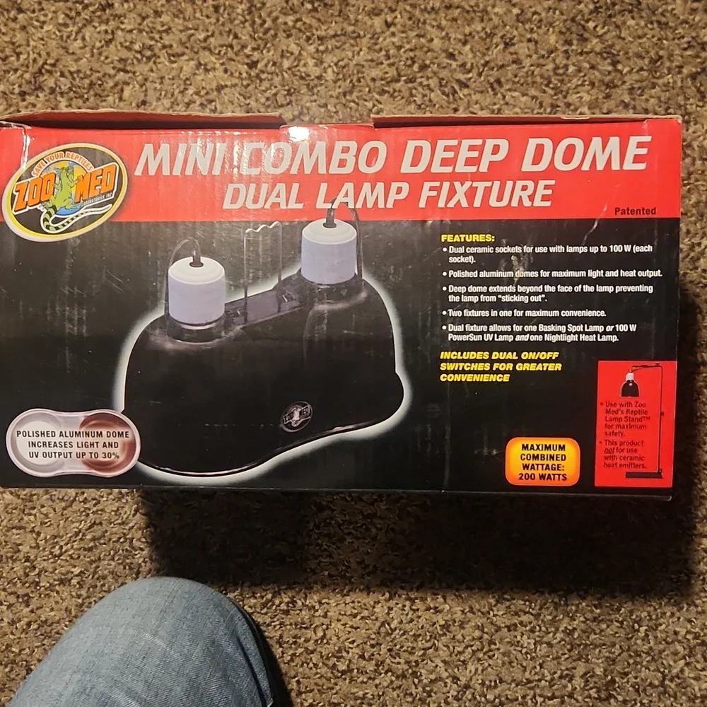 COPY - MINI COMBO DEEP DOME DUAL LAMP FIXTURE